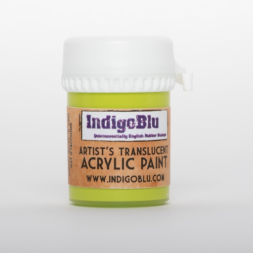 Artists Translucent Acrylic Paint - Lime Marmalade (20ml)